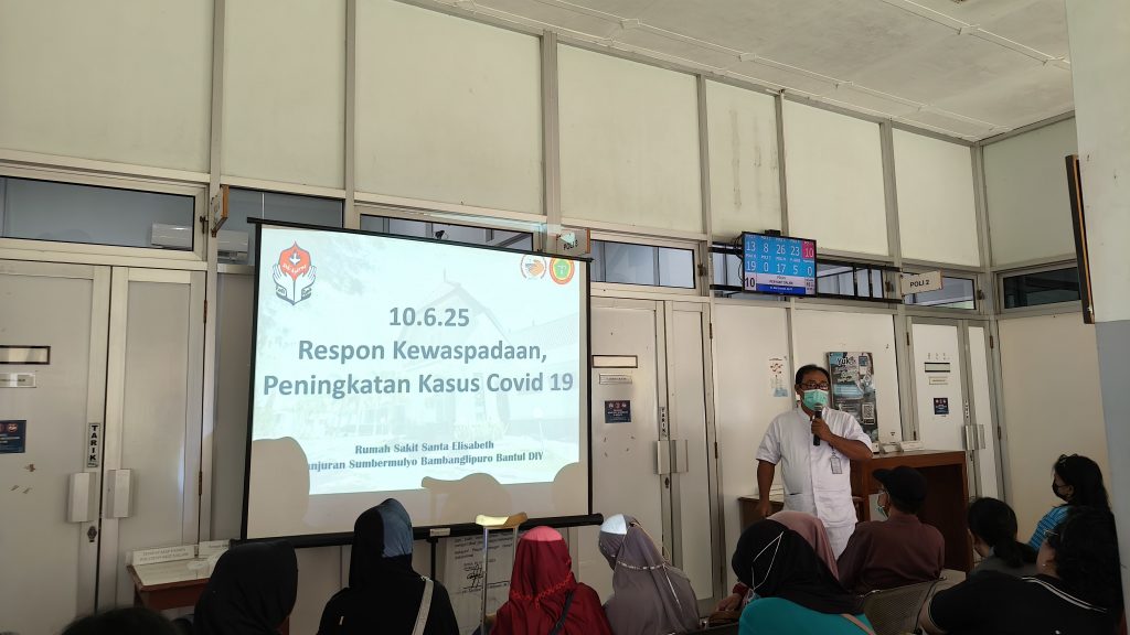 Edukasi Poli RS Santa Elisabeth: Cuci Tangan yang Baik dan Benar sebagai Upaya Cegah COVID-19