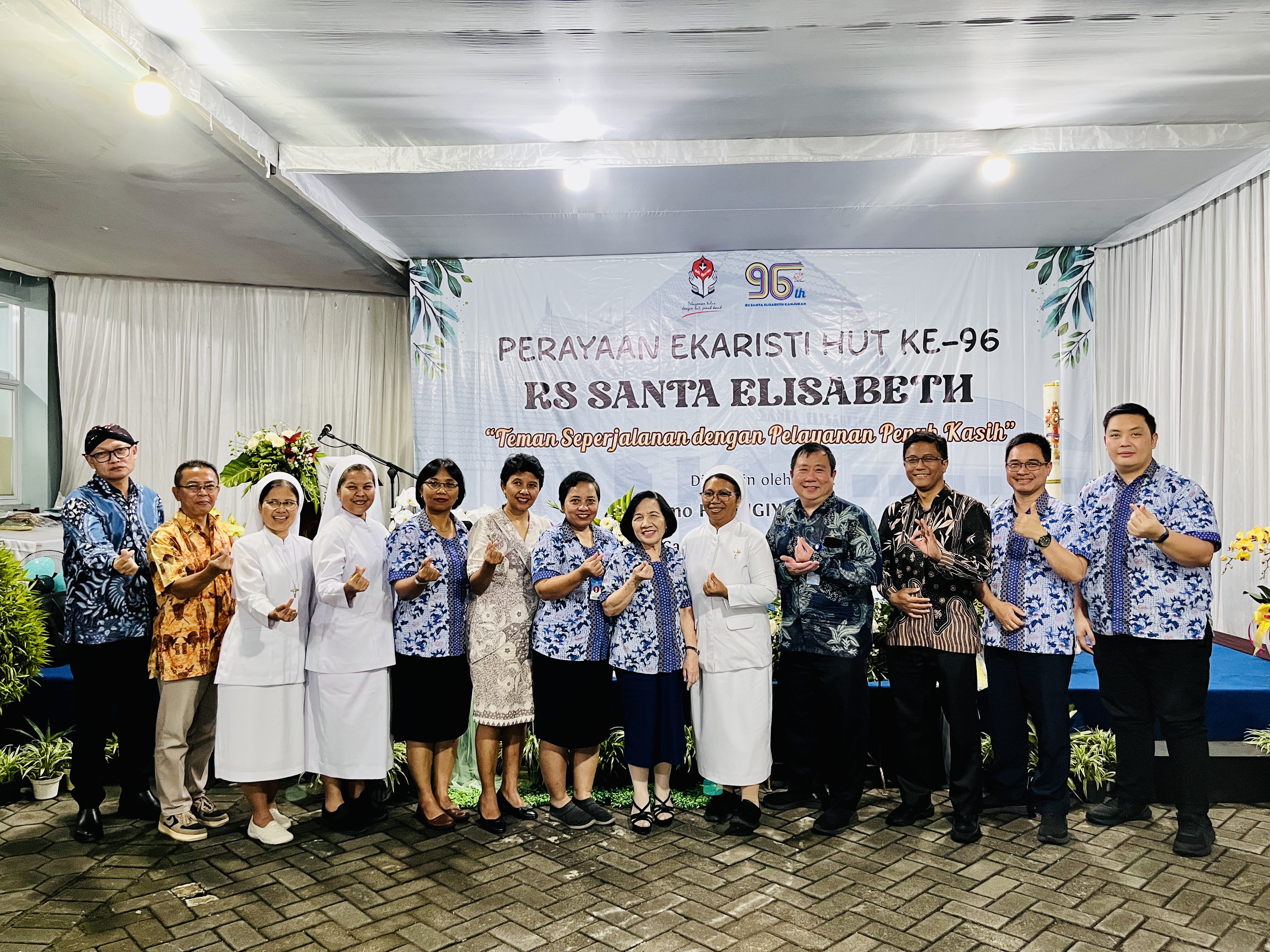 Misa Syukur HUT ke-96 RS Santa Elisabeth: Teman Seperjalanan dalam Pelayanan Penuh Kasih
