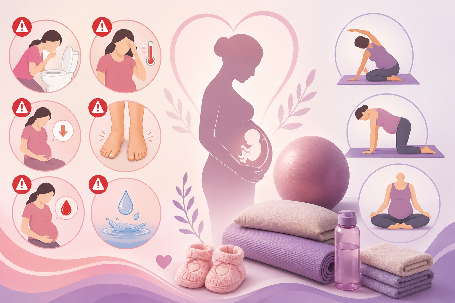 Kenali Tanda Bahaya Kehamilan dan Manfaat Prenatal Yoga bagi Ibu Hamil
