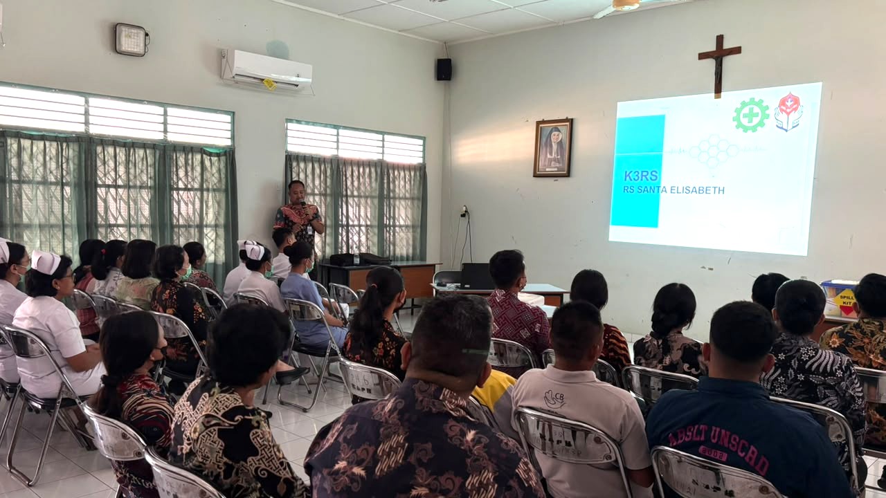 RS Santa Elisabeth Selenggarakan Pelatihan K3RS bagi Seluruh Karyawan